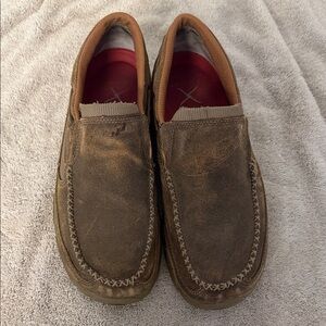 Twisted X Rustic Brown Men's Loafers